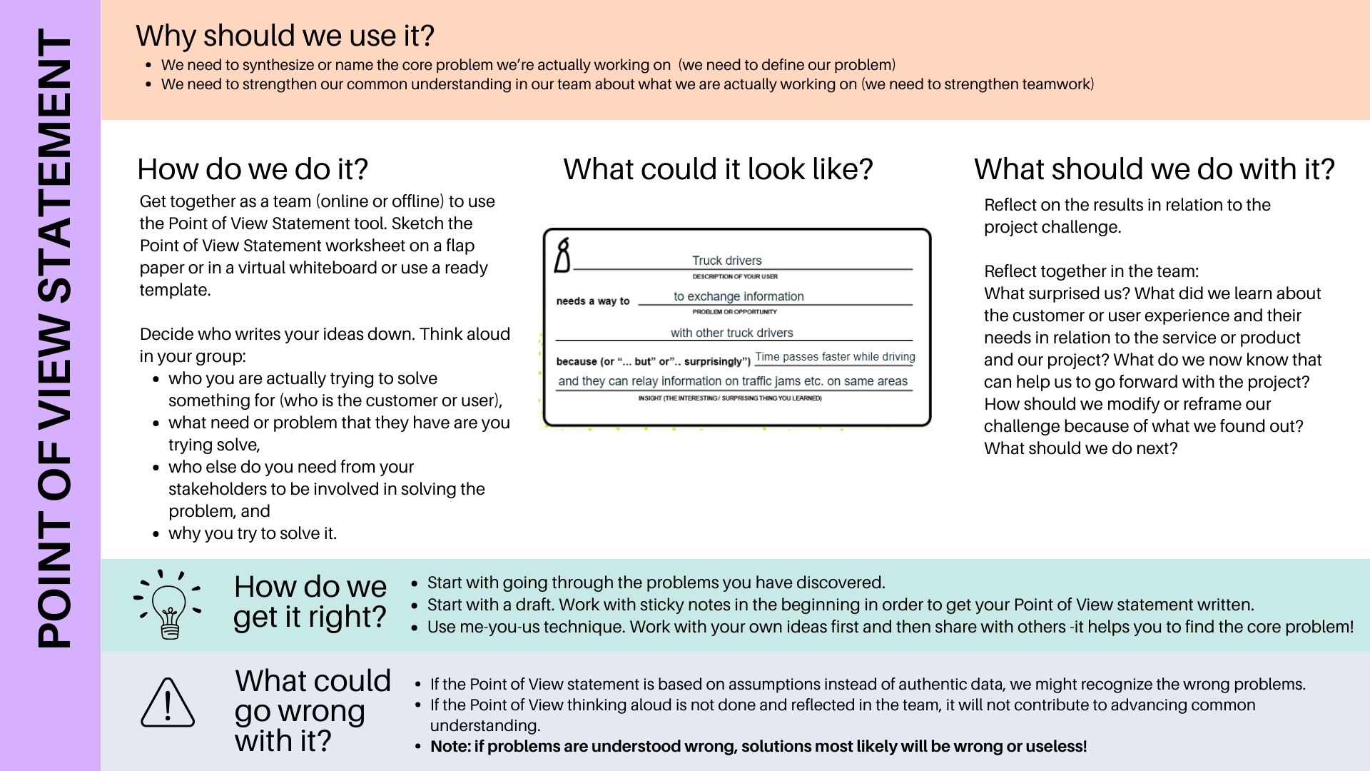 DBE tools point of view