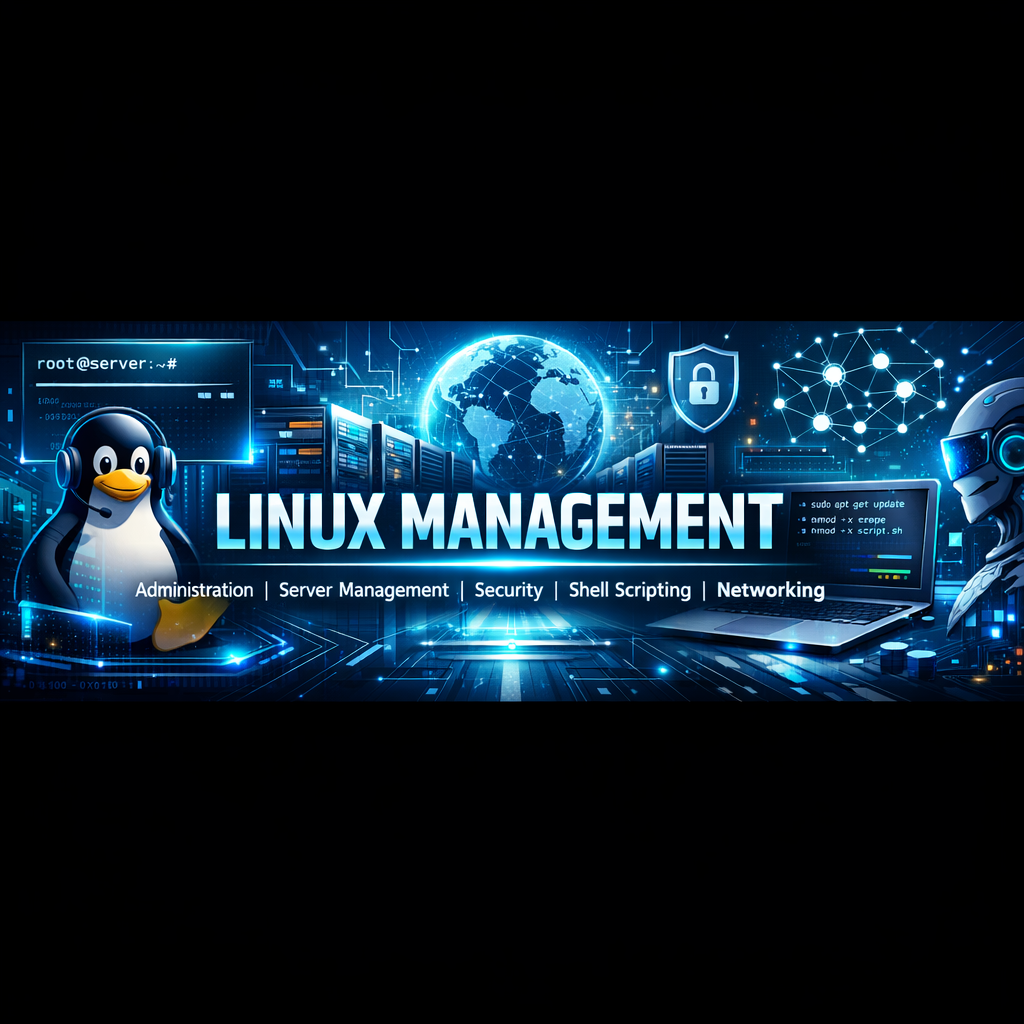 Course Image Linux Management IR00FE06-3001, Spring 2026